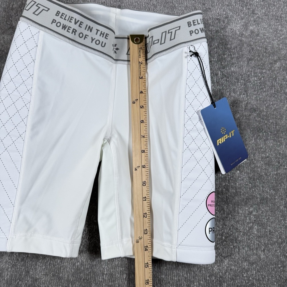 NWT Rip-It Sliding Shorts Women's Small White Period Protection Padded Softball - Picture 7 of 7